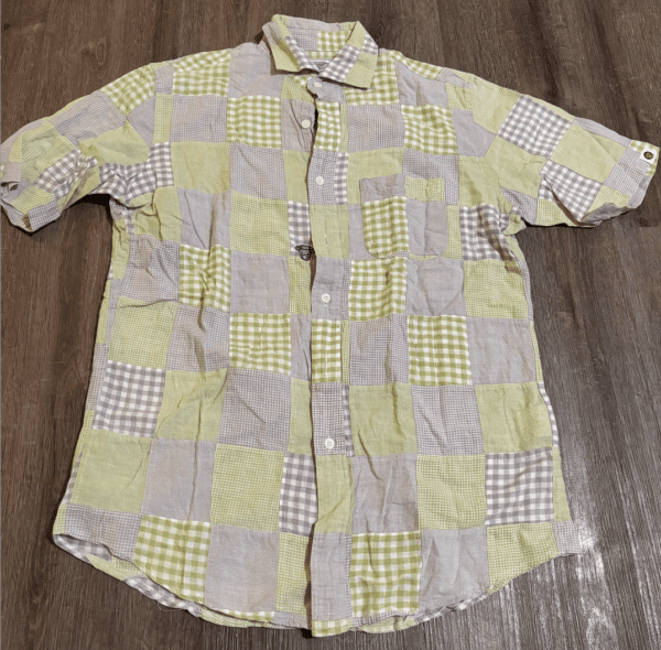 Baby Milo by BAPE OG 2006 Patchwork Button Down Shirt